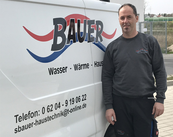 Siegfried Bauer, Inhaber Meisterbetrieb Siegfried Bauer - Wasse-Wärme-Haustechnik, Viernheim